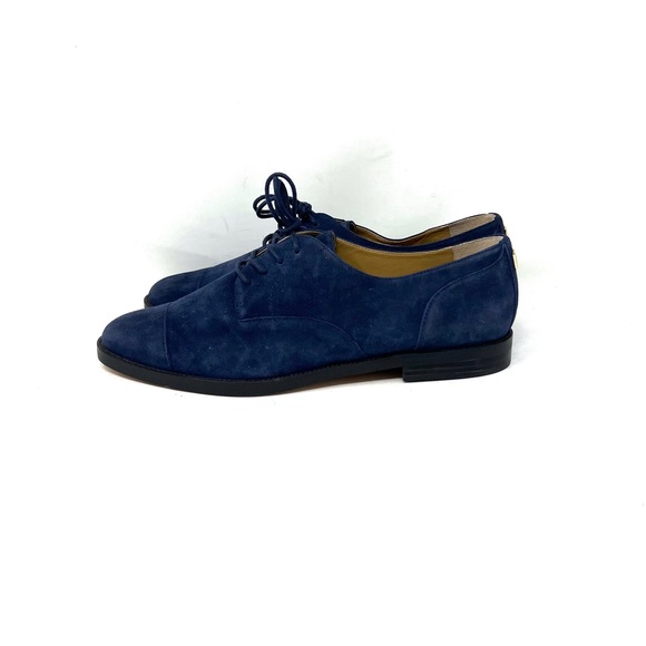 Lauren by Ralph Lauren Maryna Suede Closed Toe Oxfords - Picture 3 of 7